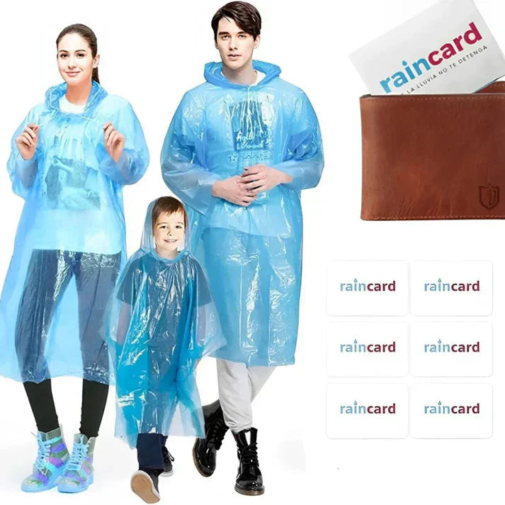 Unisex Disposable Rain Coat for Emergency Use