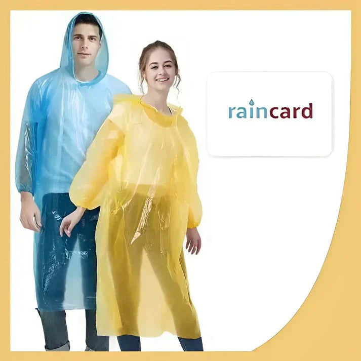 Unisex Disposable Rain Coat for Emergency Use