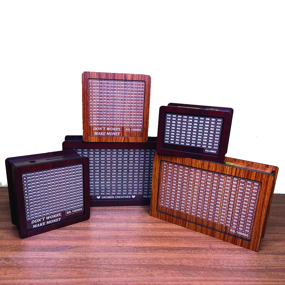 1,00,000 Wooden Savings Box