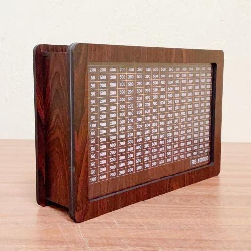 1,00,000 Wooden Savings Box
