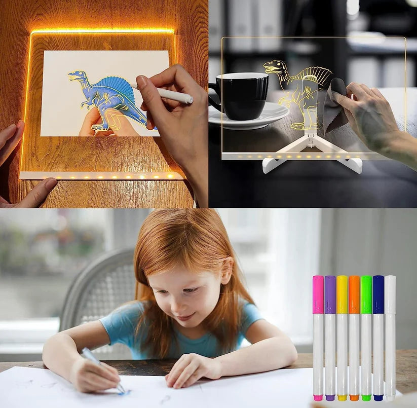 LED Glow Acrylic Message Board