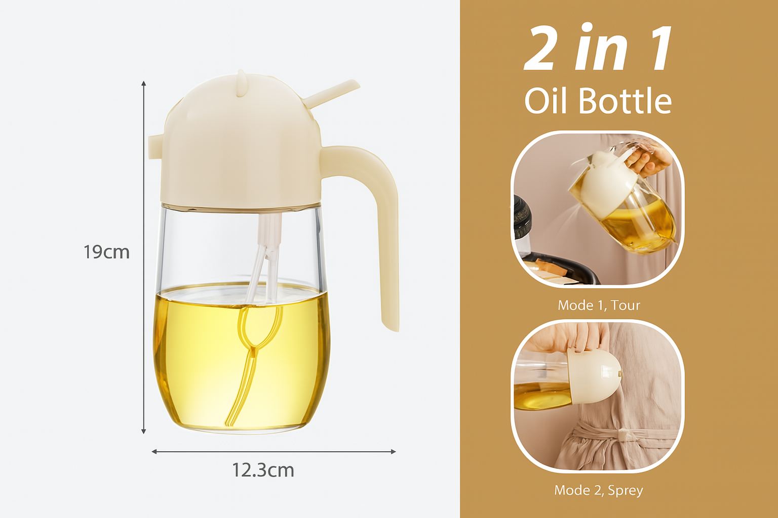 2 in 1 Oil Dispenser